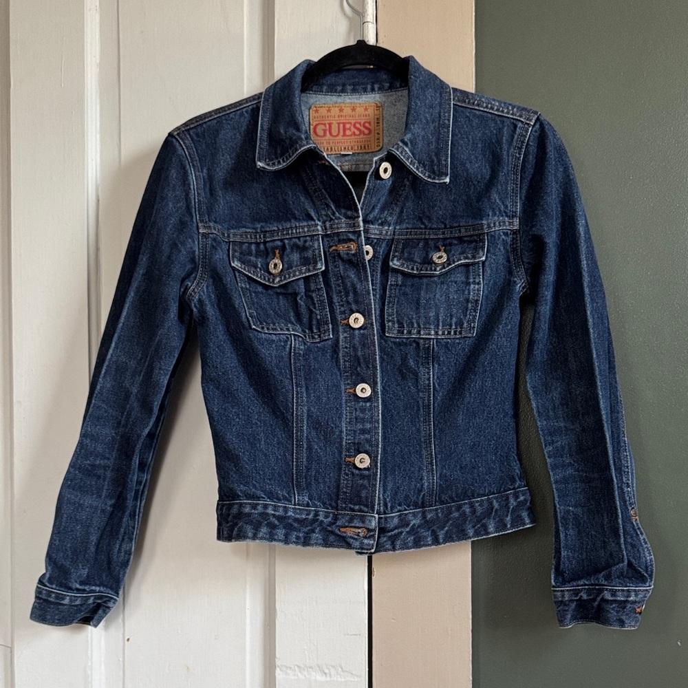 Guess Dark Blue Denim Jacket